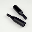 Custom Made NBR Rubber Cable Shrouds / Rubber Wire Sleeve Black Color