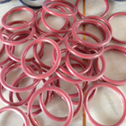 Encapsulated FKM / Silicone Rubber O Rings Custom PTFE Coating