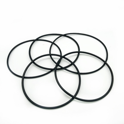 Black AS568 NBR FKM FPM EPDM Silicone Flat Rubber O-Ring Seal Customized Available