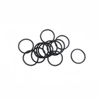 Black Wear Resistance NBR EPDM Seals Standard Size Rubber O Rings
