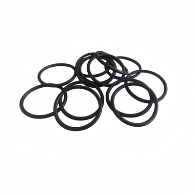 Black AS568 NBR FKM FPM EPDM Silicone Flat Rubber O-Ring Seal Customized Available