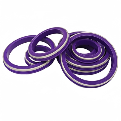 Reliable Sealing Performance Buna-N HNBR Elastomer Lip Ring With Brass Backing