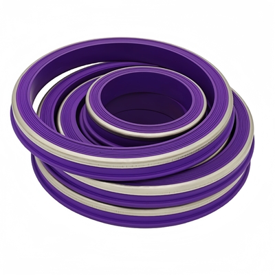 Purple Oil&amp;Heat&amp;Chemical resistant NBR HNBR FKM PTFE Hammer Union Seal With Stainless Back Up