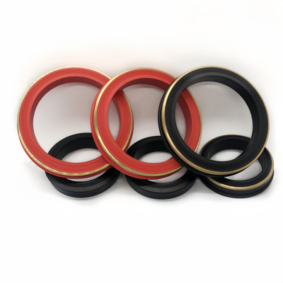 Nitrile Rubber Seal Sour Gas Service Hammer Union Seals With Brass Or Stainless Steel Backup Anti Extrusion Ring