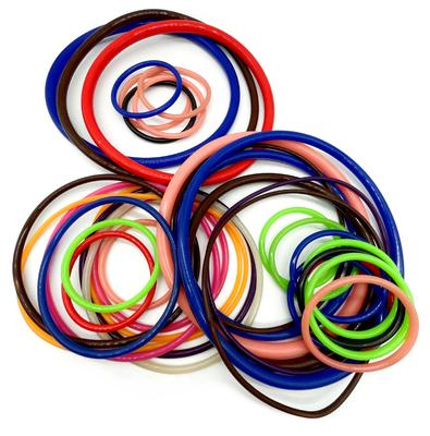 Factory Low Rate Rubber Seals 60 Shore A Colored Silicone Rubber O Rings