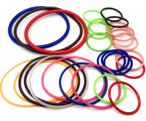 Professional 40~60 Shore A Colored Soft Silicone Rubber Seal O Ring