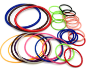 Waterproof gaskets Green Blue Colored Elastic Non-Toxic Food Grade Silicone Rings for sealing