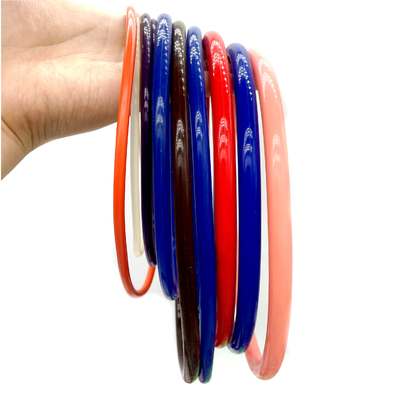 Excellent Weather Resistance Various Colors Elastic Flexible 50 Shore A Silicone Rubber Seal Rings