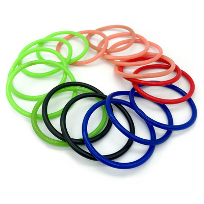 Professional 40~60 Shore A Colored Soft Silicone Rubber Seal O Ring