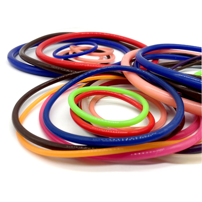 Excellent Weather Resistance Various Colors Elastic Flexible 50 Shore A Silicone Rubber Seal Rings