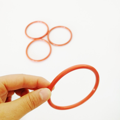 Orange Versatile Rubber O Rings for Chemical Resistant Applications