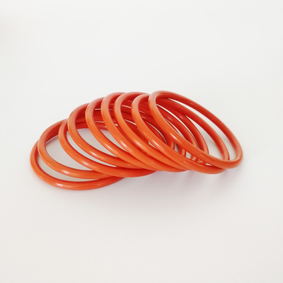 Orange Versatile Rubber O Rings for Chemical Resistant Applications