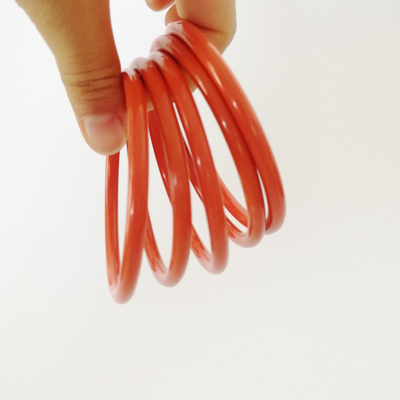 Orange Versatile Rubber O Rings for Chemical Resistant Applications