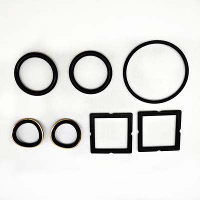 Standard Service MSI Black Buna HSN FKM Plug Valve Seal Kit With Brass Inserts