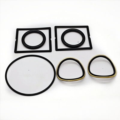 Standard Service MSI Black Buna HSN FKM Plug Valve Seal Kit With Brass Inserts