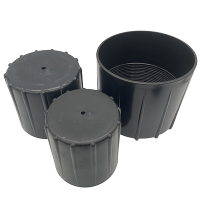 Black High Durability Plastic Thread Protector For Oil Pipe