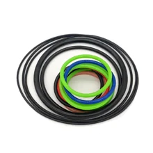 Custom Silicone Green Custom O Rings With 500 PSI Tensile Strength