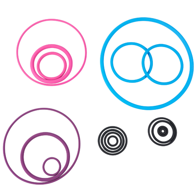 AS568 Standard Colors Elastic Nitrile Rubber O Rings Widely Used