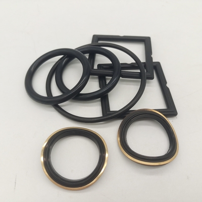 3" Black Plug Valve Elastomer Set Soft Seal With Brass