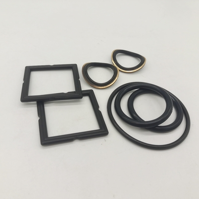 3" Black Plug Valve Elastomer Set Soft Seal With Brass