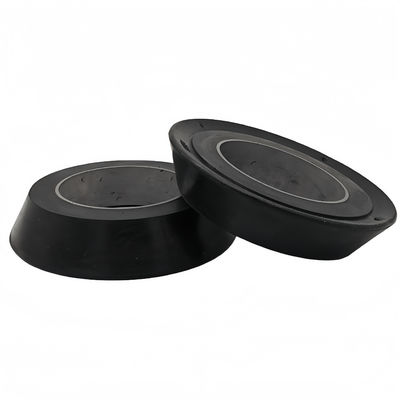 Oil-resistant NBR FKM Rubber Swab Cup with 10,000 psi Pressure Rating and Custom Sizes for Oilfield Well Cleaning