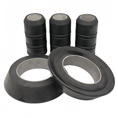 High-Performance Rubber Swab Cup with 10,000 PSI Pressure Rating, Nitrile (NBR) Material, and Custom Sizes for Oilfield Applications