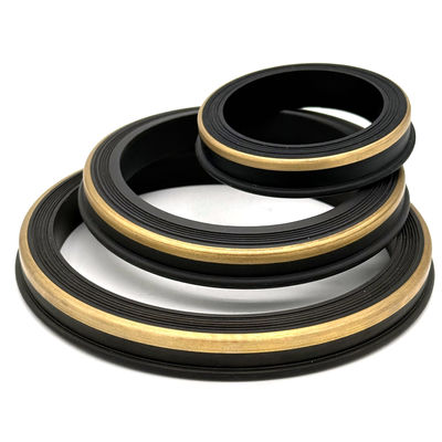 Nitrile (NBR) Hammer Union Seal with Brass Back-up Ring for 10,000 PSI to 15,000 PSI High-Pressure Applications