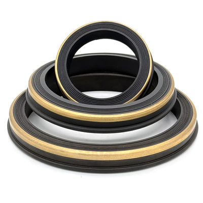 Nitrile (NBR) Hammer Union Seal with Brass Back-up Ring for 10,000 PSI to 15,000 PSI High-Pressure Applications