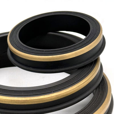 Nitrile (NBR) Hammer Union Seal with Brass Back-up Ring for 10,000 PSI to 15,000 PSI High-Pressure Applications