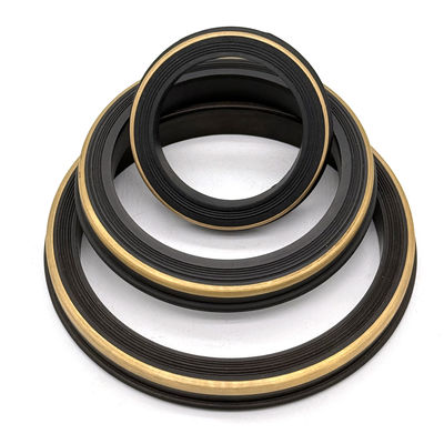 Nitrile (NBR) Hammer Union Seal with Brass Back-up Ring for 10,000 PSI to 15,000 PSI High-Pressure Applications