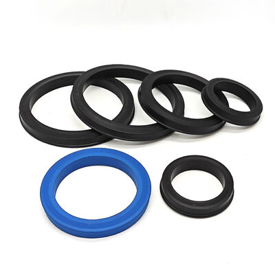 Standard Fig 602, 1002, 1502 Hammer Union Lip Seals with NBR HNBR FKM PTFE Materials for 6000-15000 PSI Applications