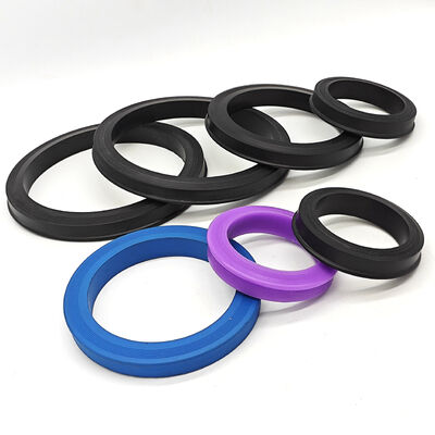Standard Fig 602, 1002, 1502 Hammer Union Lip Seals with NBR HNBR FKM PTFE Materials for 6000-15000 PSI Applications