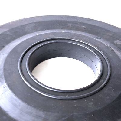 Industrial Rubber Drill Pipe Wiper 9-Inch Flat NBR HNBR Stripper for 68mm ID Oil and Gas Tubing