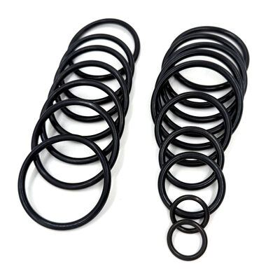 Oil Resistant Nitrile O-Rings with 70-90 Shore A Hardness and Custom Sizes for Industrial Sealing