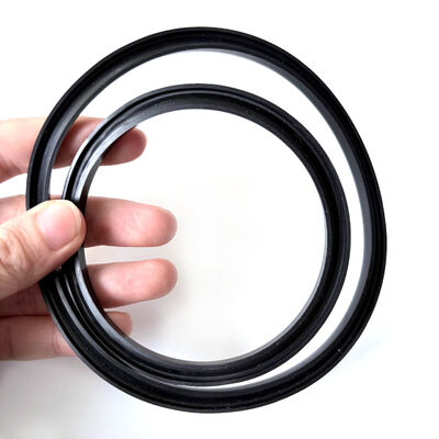 ISO 9001 Certified Custom Rubber Seals in NBR FKM EPDM Silicone for Industrial Sealing Components