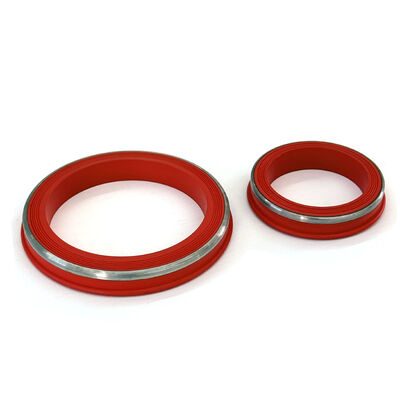 Temperature Resistant FKM Lip Style Hammer Union Seals with SS Ring Designed for H2S & CO2 Environments