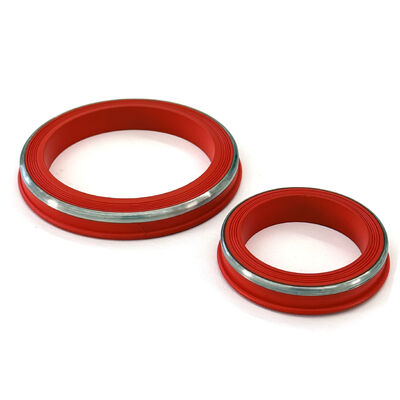 Temperature Resistant FKM Lip Style Hammer Union Seals with SS Ring Designed for H2S & CO2 Environments