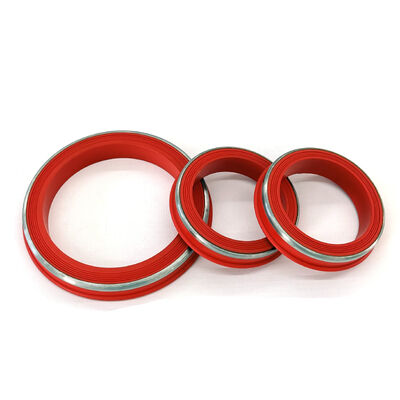 Temperature Resistant FKM Lip Style Hammer Union Seals with SS Ring Designed for H2S & CO2 Environments