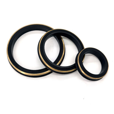 Premium NBR Hammer Union Seals with Brass Anti-Extrusion Ring | Fig 602, 1002, 1502 High Pressure Lip Seals | Nitrile Oilfield Seals for Pipeline