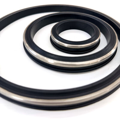 H2S Resistant Hammer Union Seals | FKM with Stainless Steel Backup Ring | 15,000 PSI CWP
