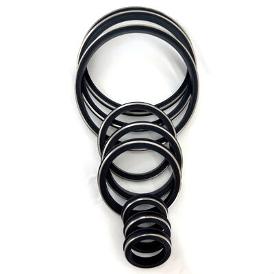 H2S Resistant Hammer Union Seals | FKM with Stainless Steel Backup Ring | 15,000 PSI CWP