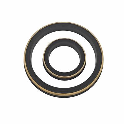 Premium NBR Hammer Union Seals with Brass Anti-Extrusion Ring | Fig 602, 1002, 1502 High Pressure Lip Seals | Nitrile Oilfield Seals for Pipeline
