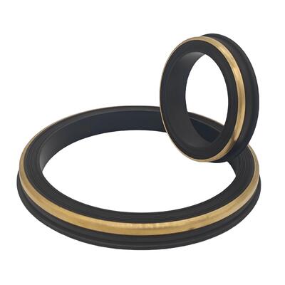 Premium NBR Hammer Union Seals with Brass Anti-Extrusion Ring | Fig 602, 1002, 1502 High Pressure Lip Seals | Nitrile Oilfield Seals for Pipeline