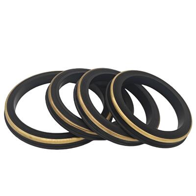 Premium NBR Hammer Union Seals with Brass Anti-Extrusion Ring | Fig 602, 1002, 1502 High Pressure Lip Seals | Nitrile Oilfield Seals for Pipeline