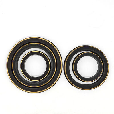 NBR 80 Shore A Hammer Union Seal with Brass Support Ring  2", 3", 4" Sizes for Fig 1502 Oilfield Grade High-Pressure Rubber Seals for Manifold Systems