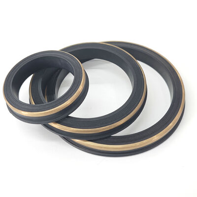 NBR 80 Shore A Hammer Union Seal with Brass Support Ring  2", 3", 4" Sizes for Fig 1502 Oilfield Grade High-Pressure Rubber Seals for Manifold Systems