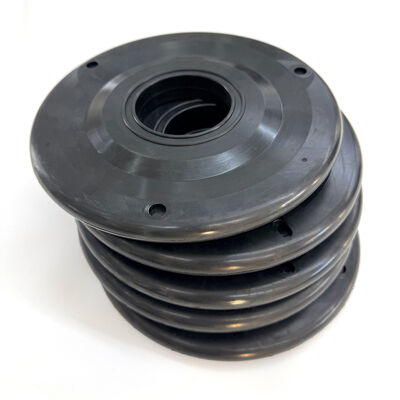 9 Inch OD Flat Pipe Wiper with Custom Inner Diameter for Oil Wells | NBR/HNBR Material