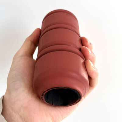 2.5 Inch RTL Swab Cup with Wear Resistant NBR 80 Durometer and Reinforced Metal Core for Oilfield Well Swabbing