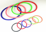 OEM Colored Rubber O Rings Oil Resistant , Silicone Rubber Seal Rings