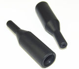 Durable Black Rubber Cable Shrouds , Rubber Weather Boot for Coaxial Cable